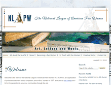 Tablet Screenshot of nlapw.org